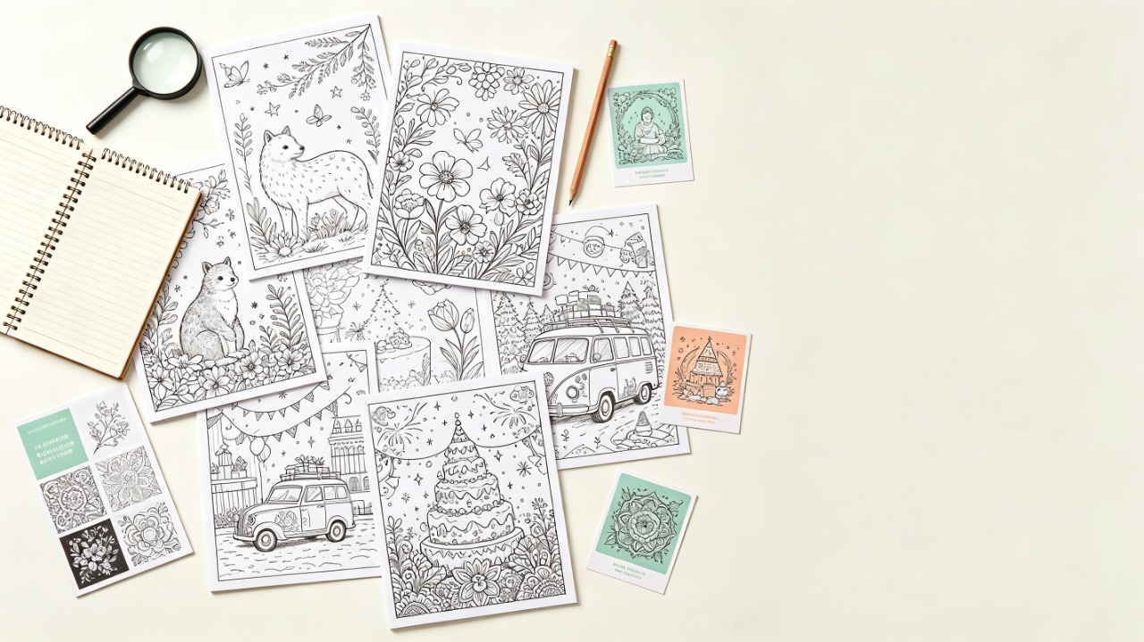 Choose a Coloring Book Niche