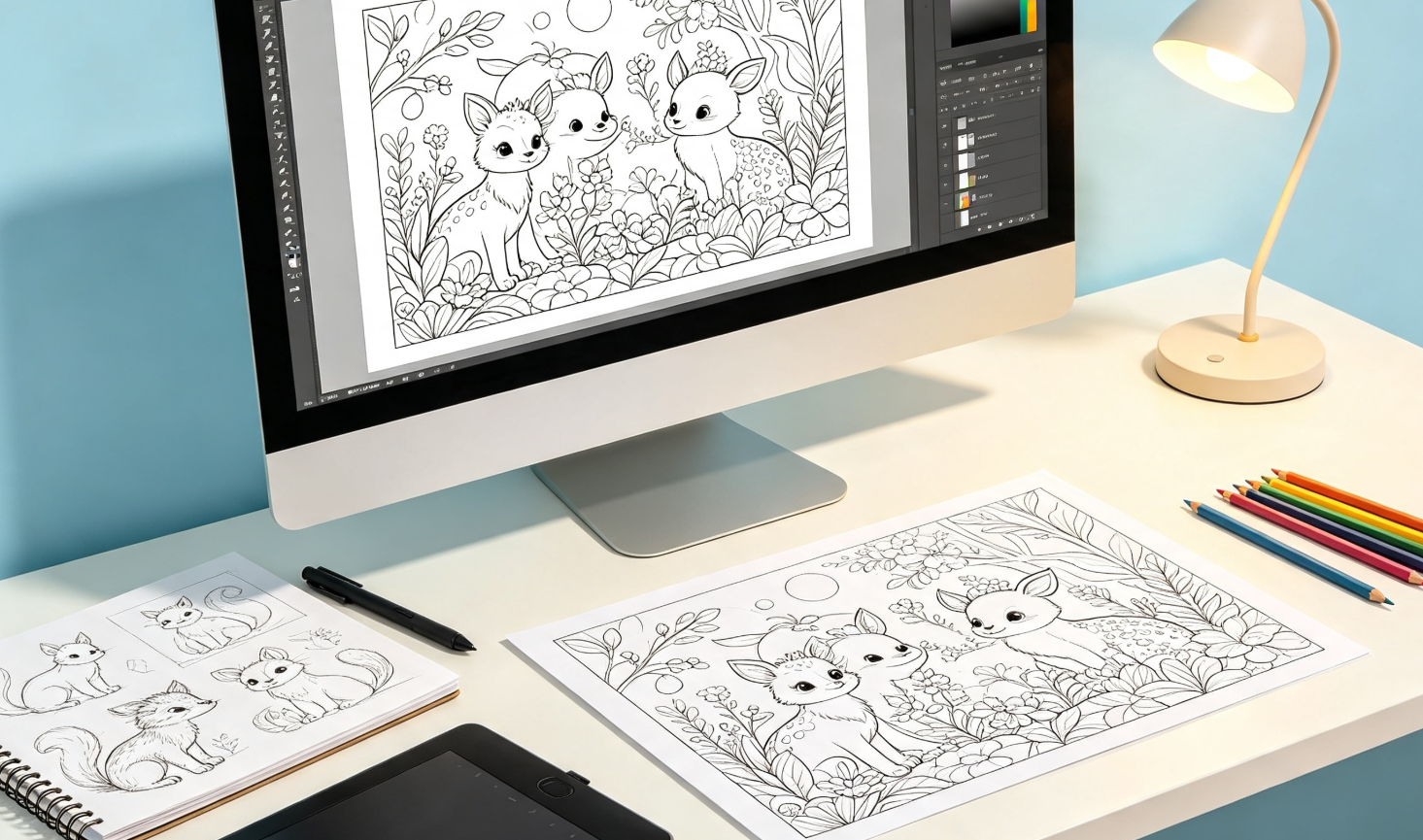 Create Your Coloring Pages