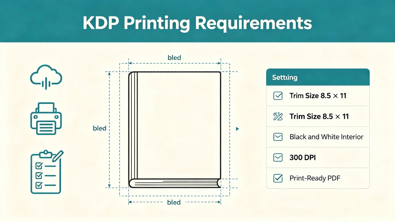 Amazon KDP Coloring Book Printing Requirements