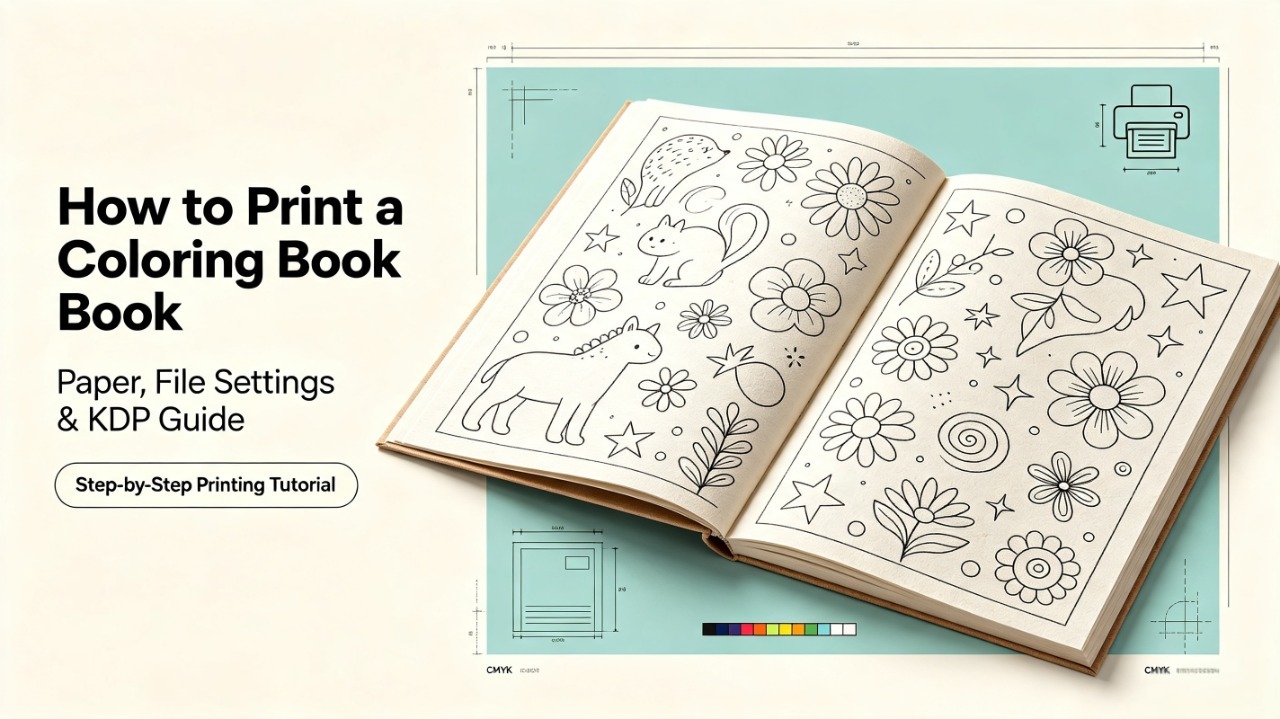 How to Print a Coloring Book