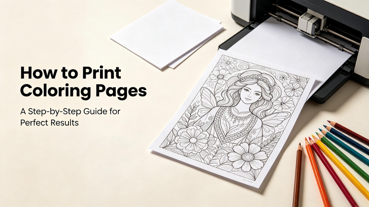 How to Print Coloring Pages