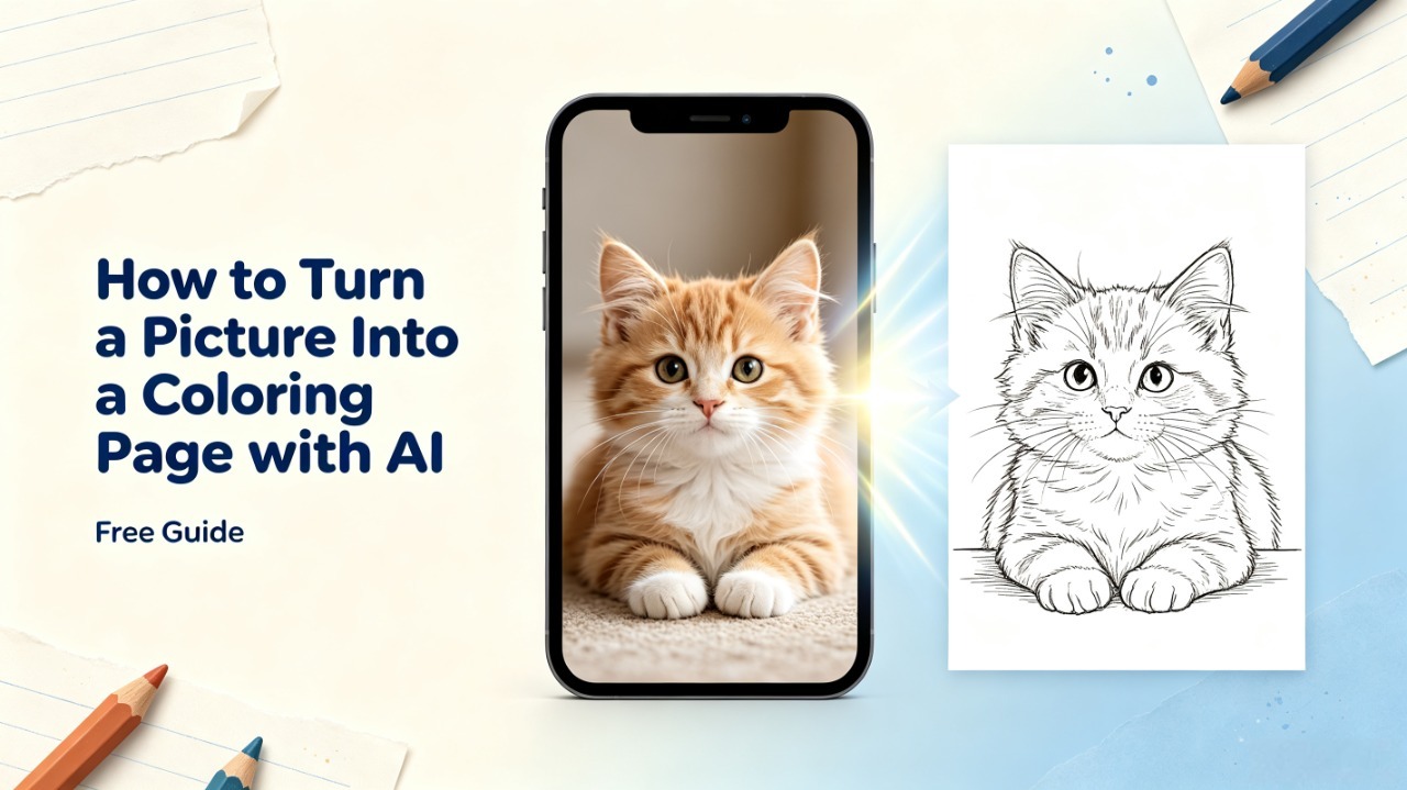 How to Turn a Picture Into a Coloring Page
