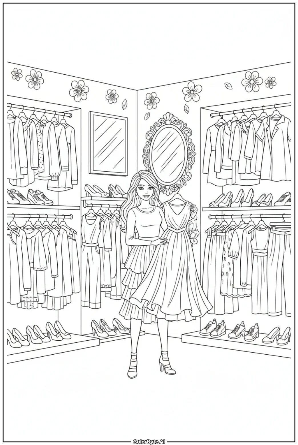 Barbie Shopping For Dresses At Fashion Boutique