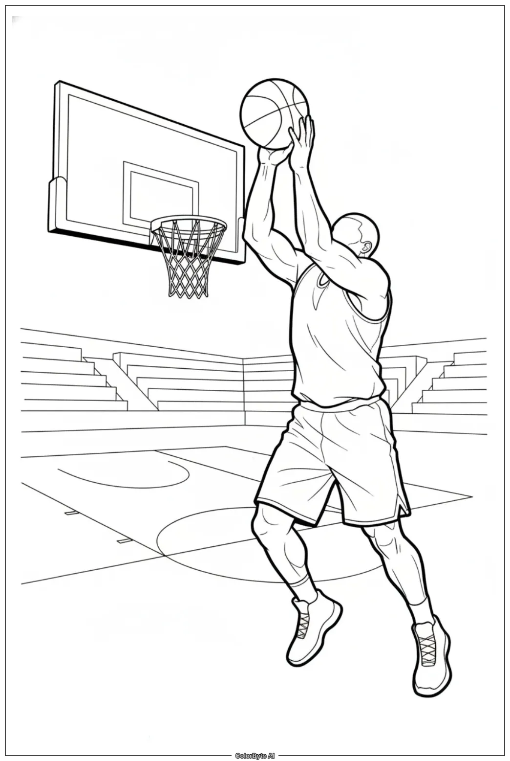 Basketball Player Shooting
