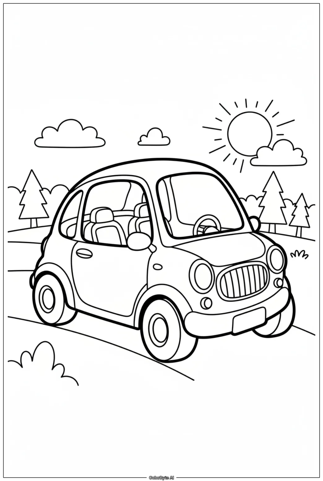 Cute Small Car