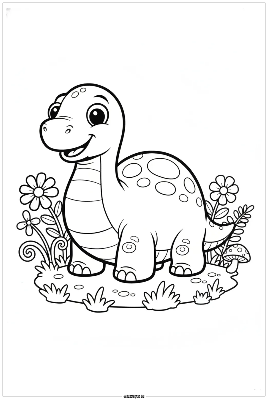 Cute Baby Dinosaur