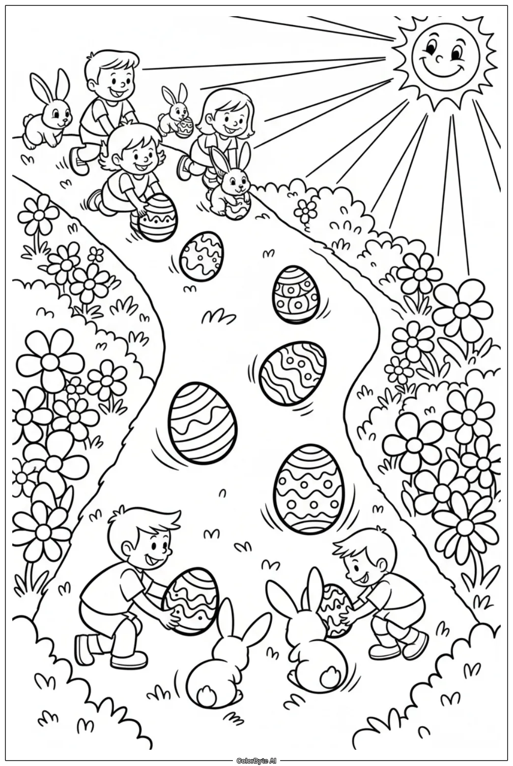 Easter Egg Roll Game