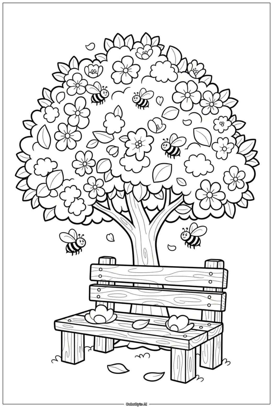 Blooming Apple Tree