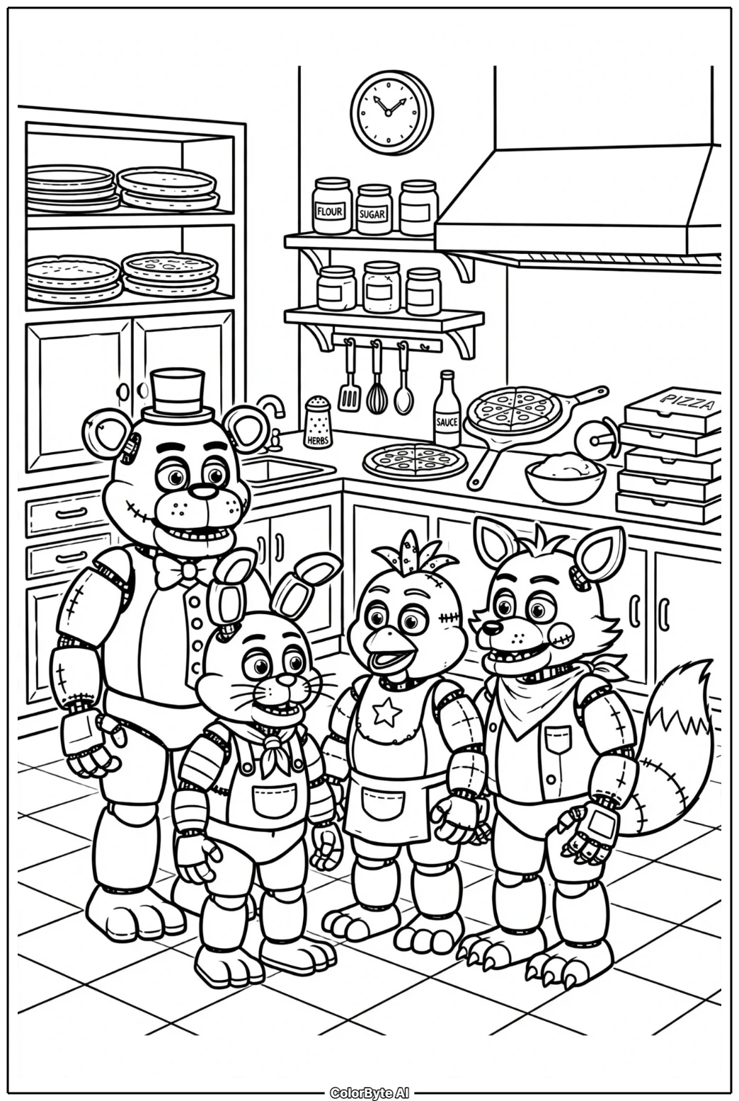 Kitchen Pizza Prep