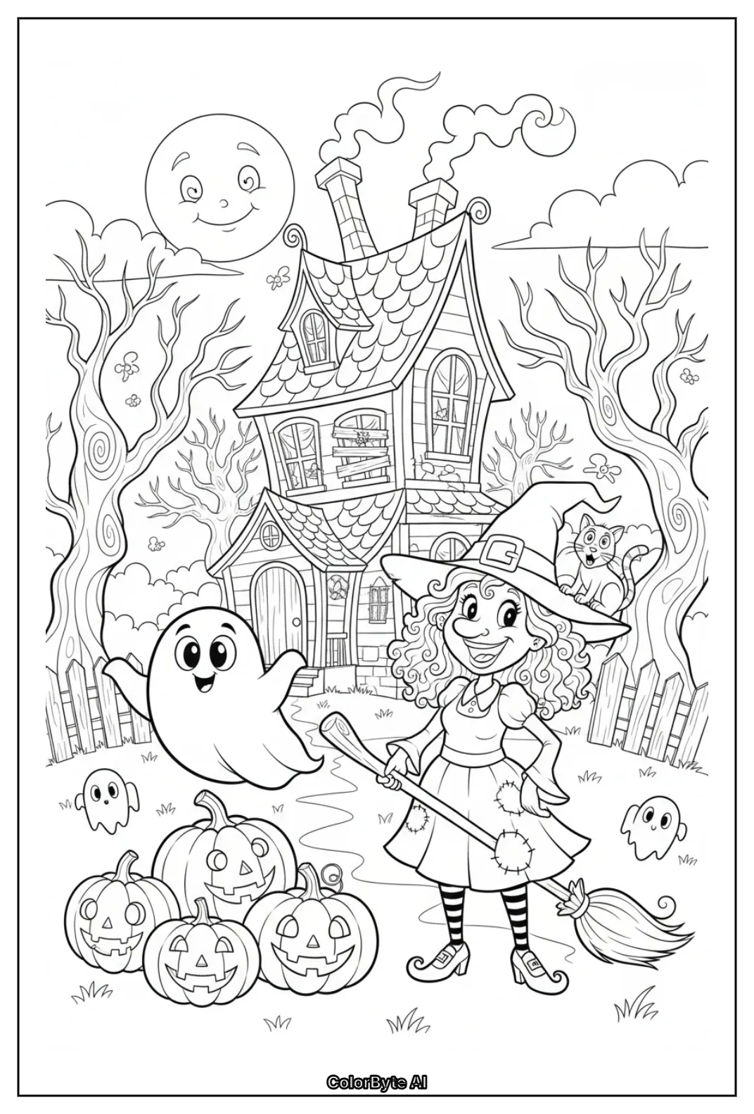 Little Witch's Spooky-Fun Halloween