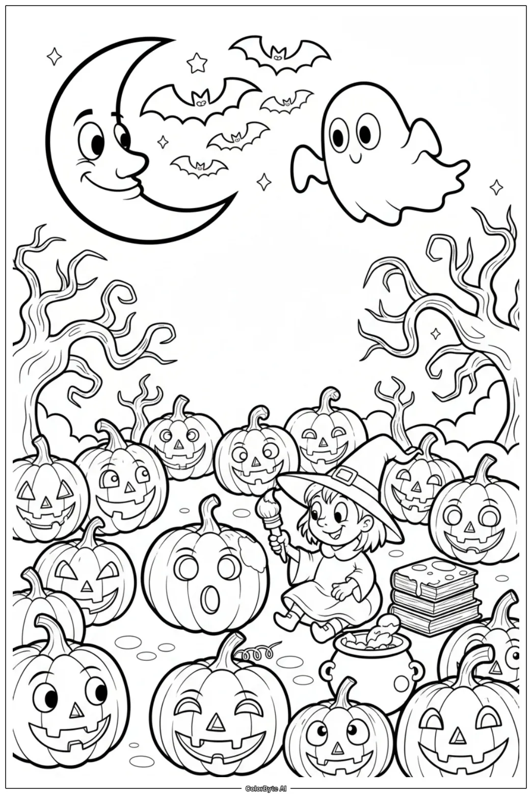 Pumpkin Patch Party at Night