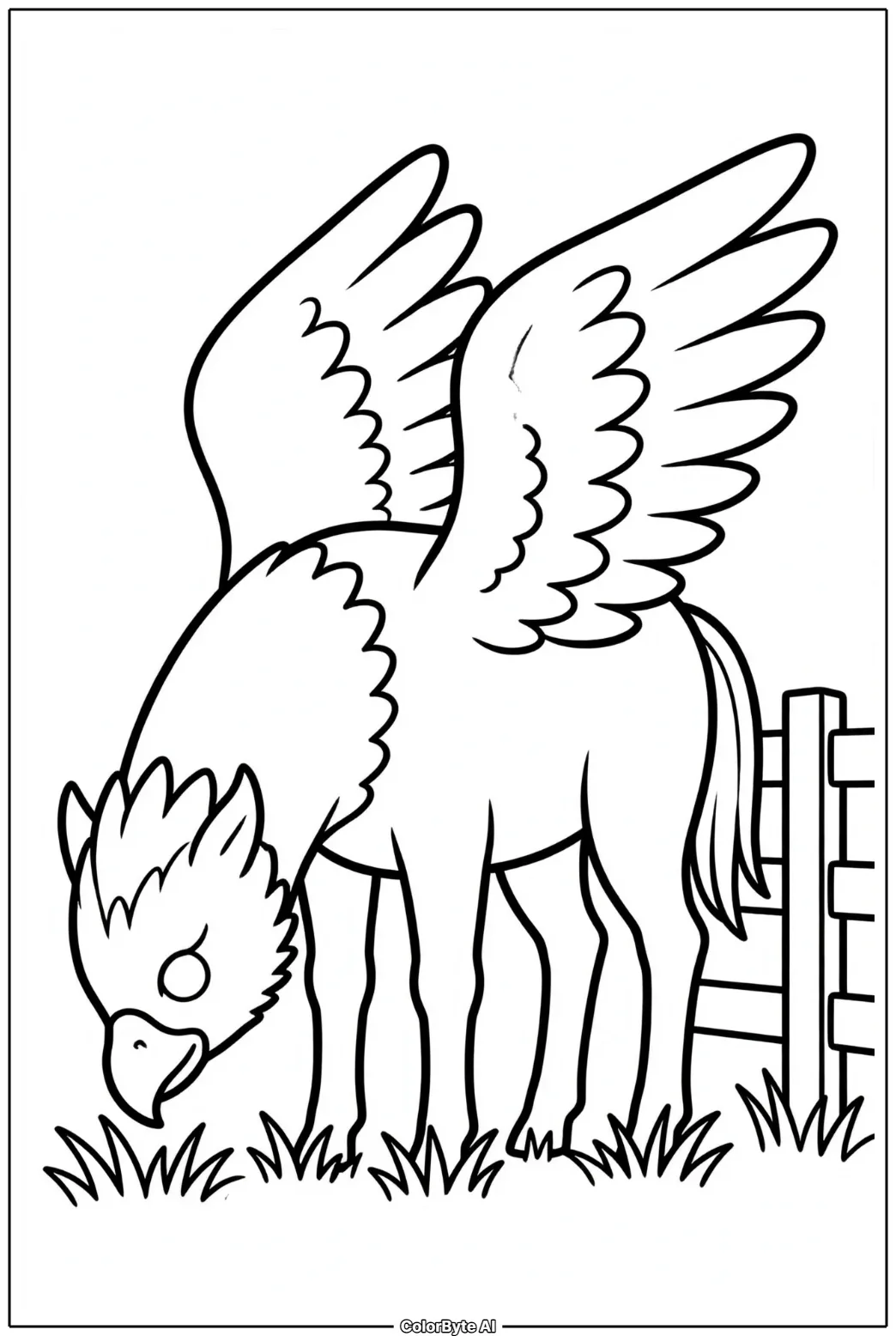 Buckbeak the Hippogriff Bowing