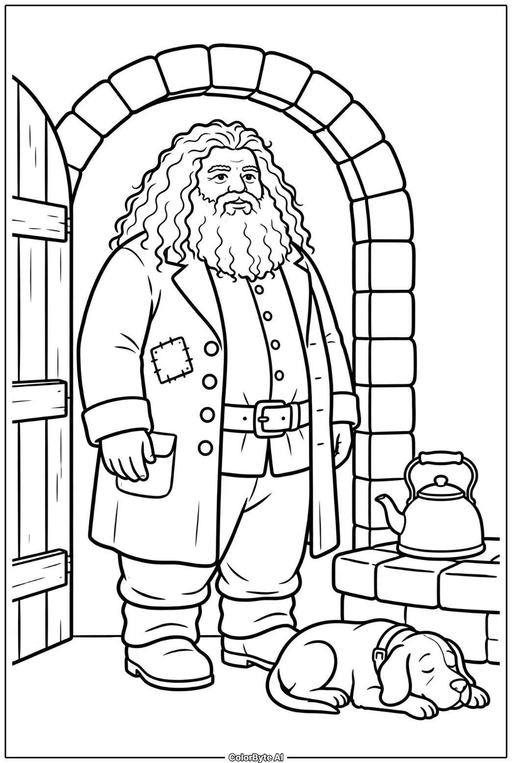 Hagrid's Hut by the Forest Edge