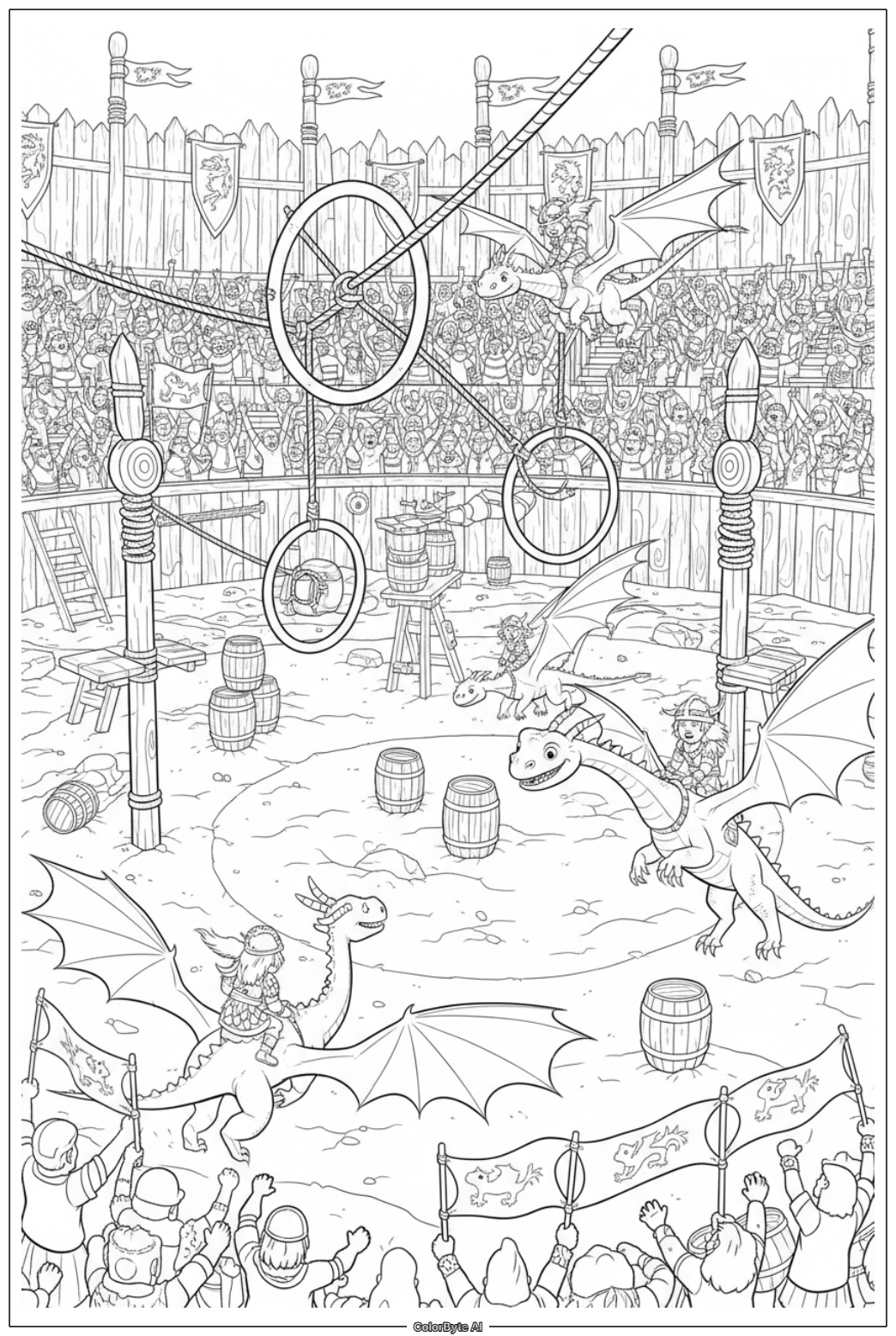 Dragon training arena