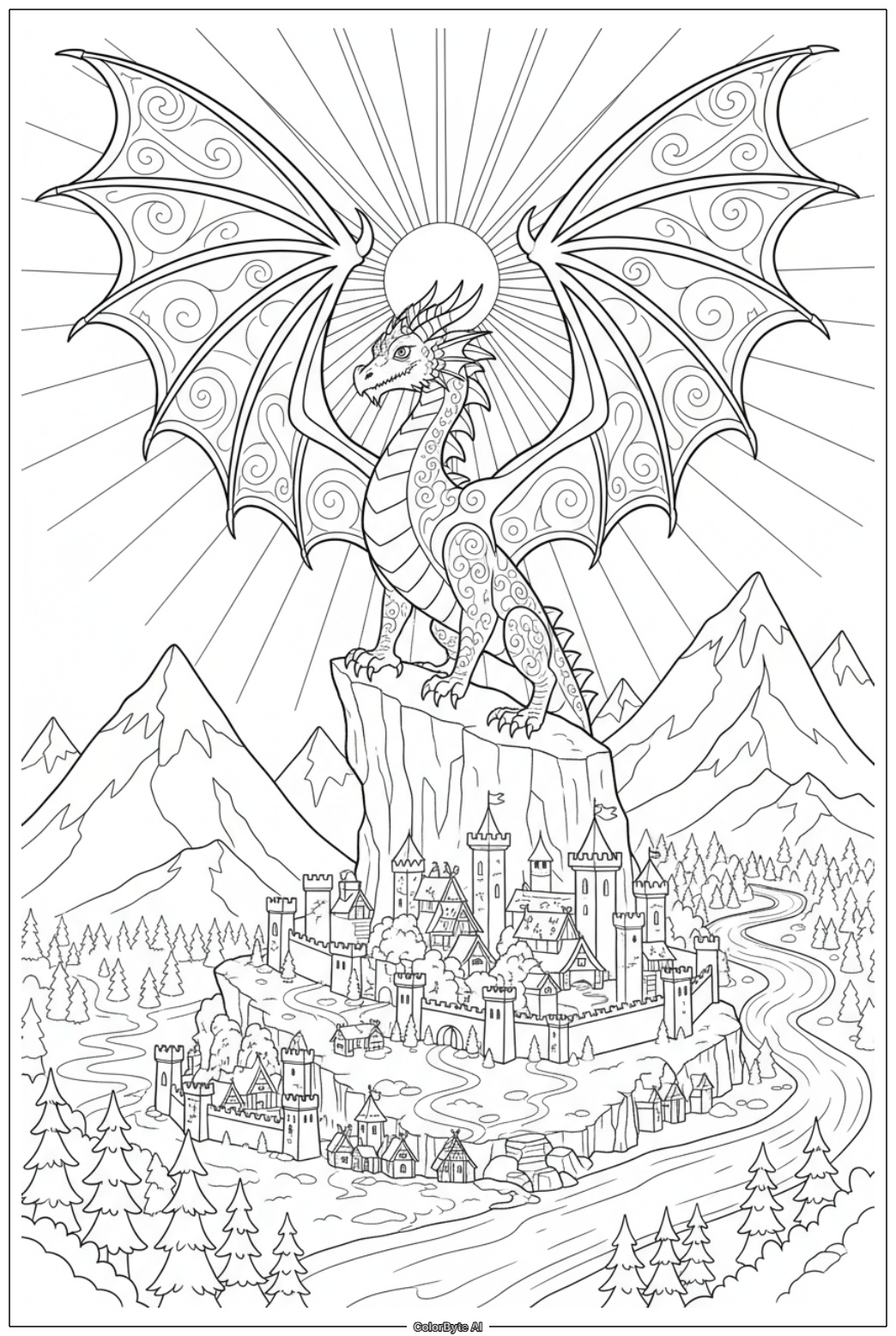 Legendary dragon guardian