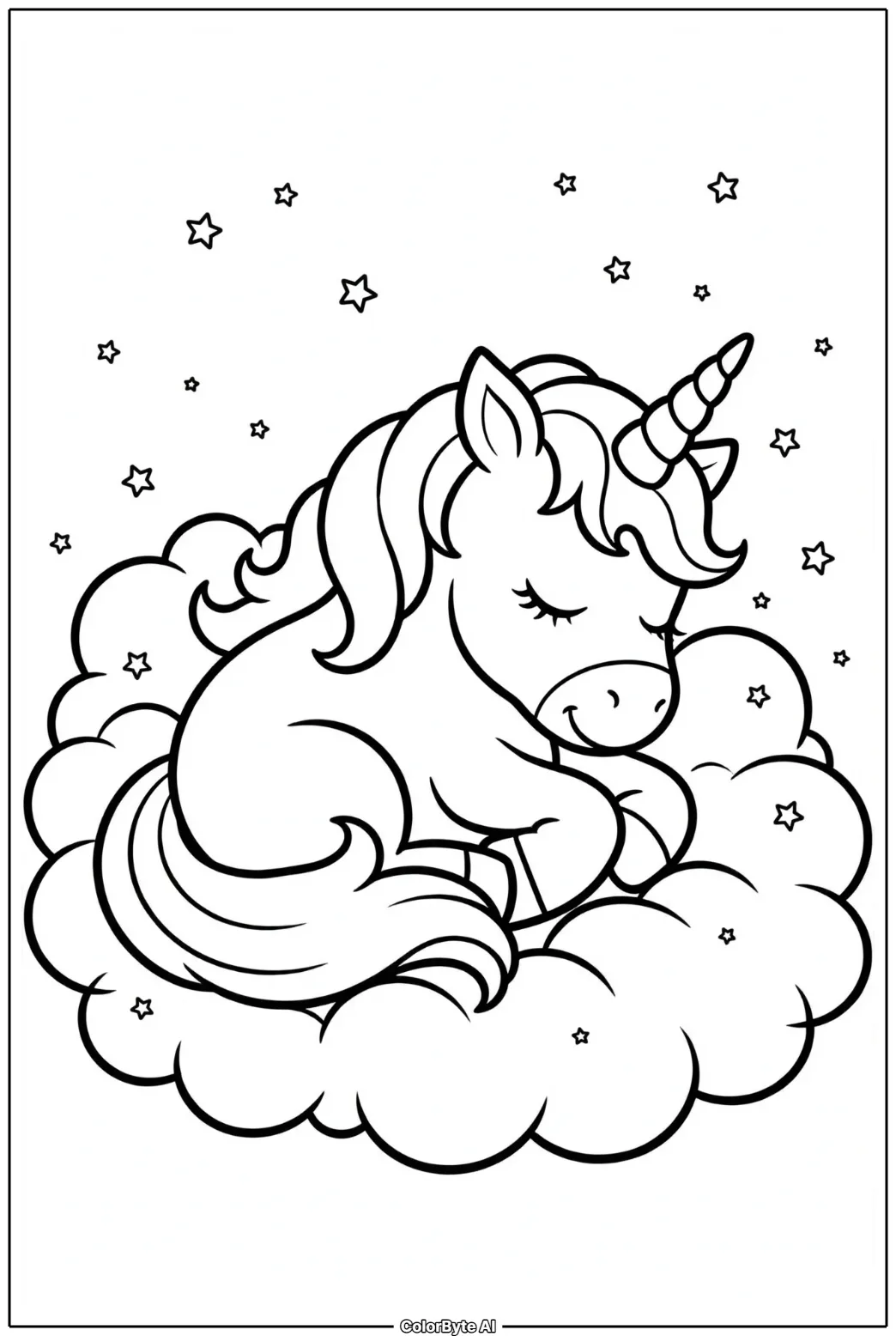 Cloud Napping Unicorn
