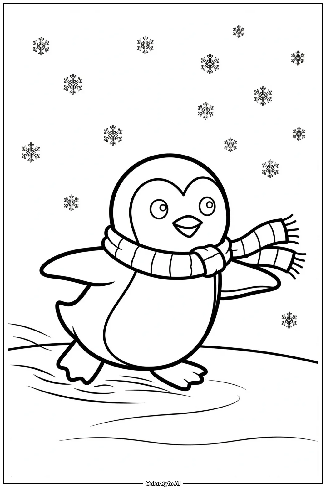 Penguin Ice Skater