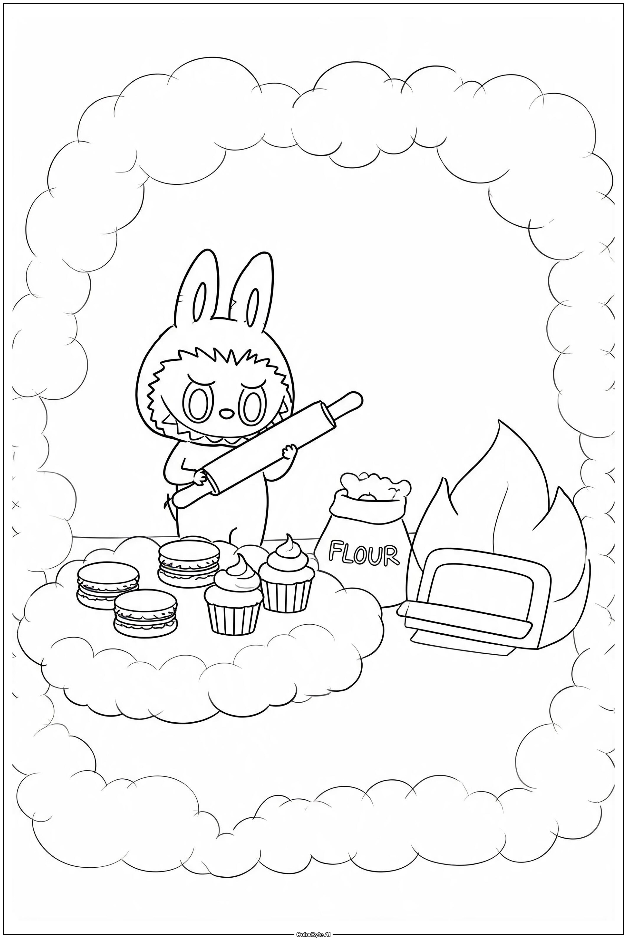 Labubu tiny cloud bakery workshop
