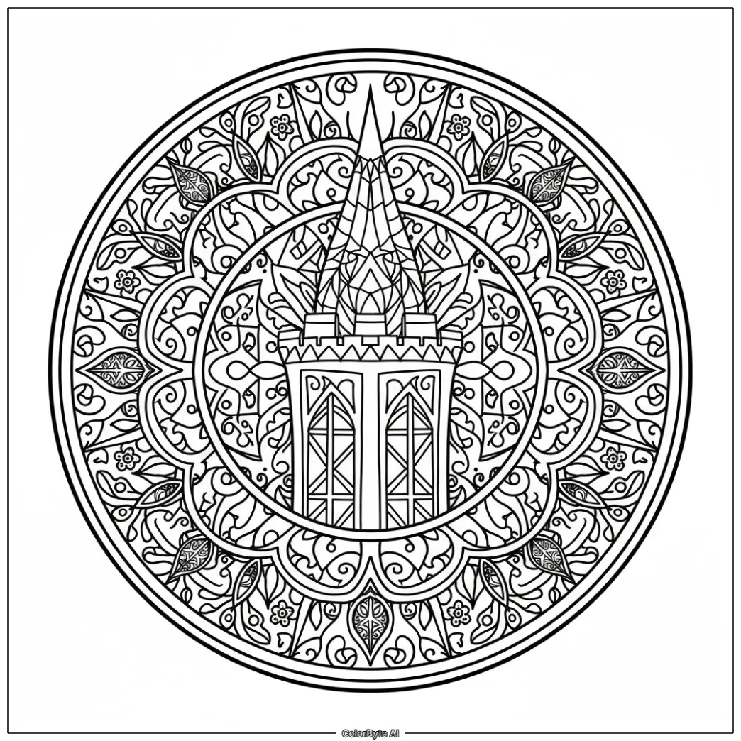 Crystal Castle Mandala