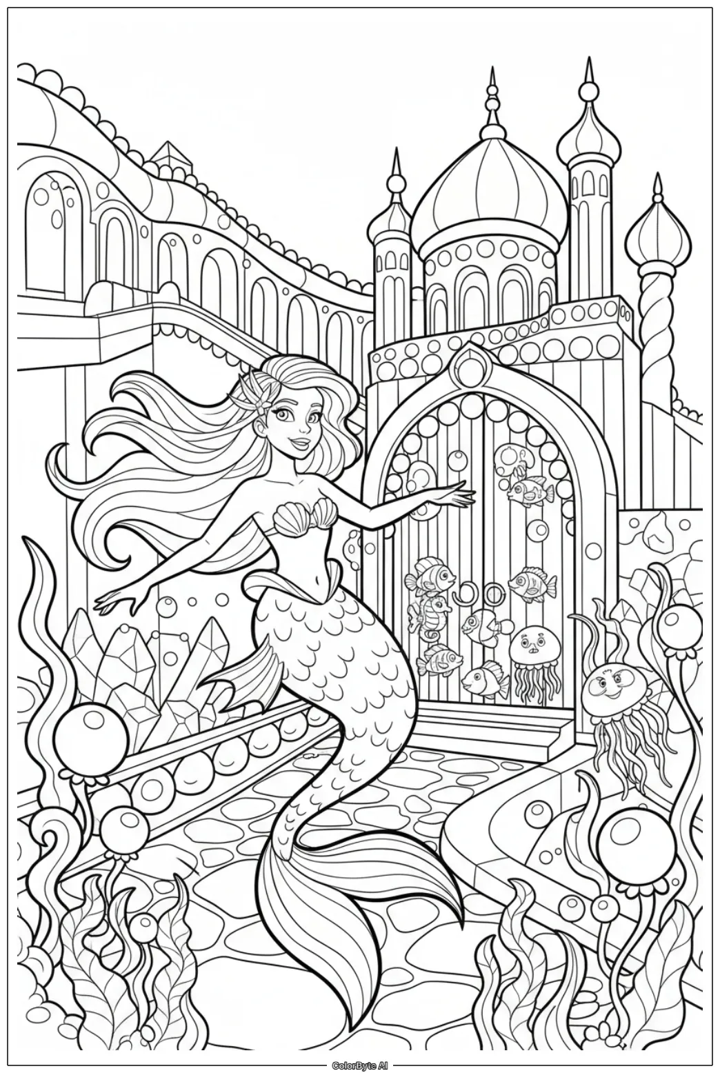Mermaid at Crystal Palace Gate