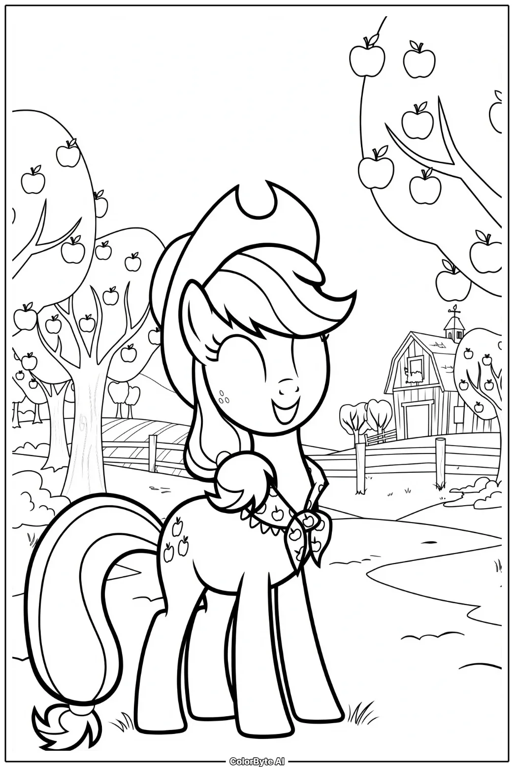 Applejack at Sweet Apple Acres