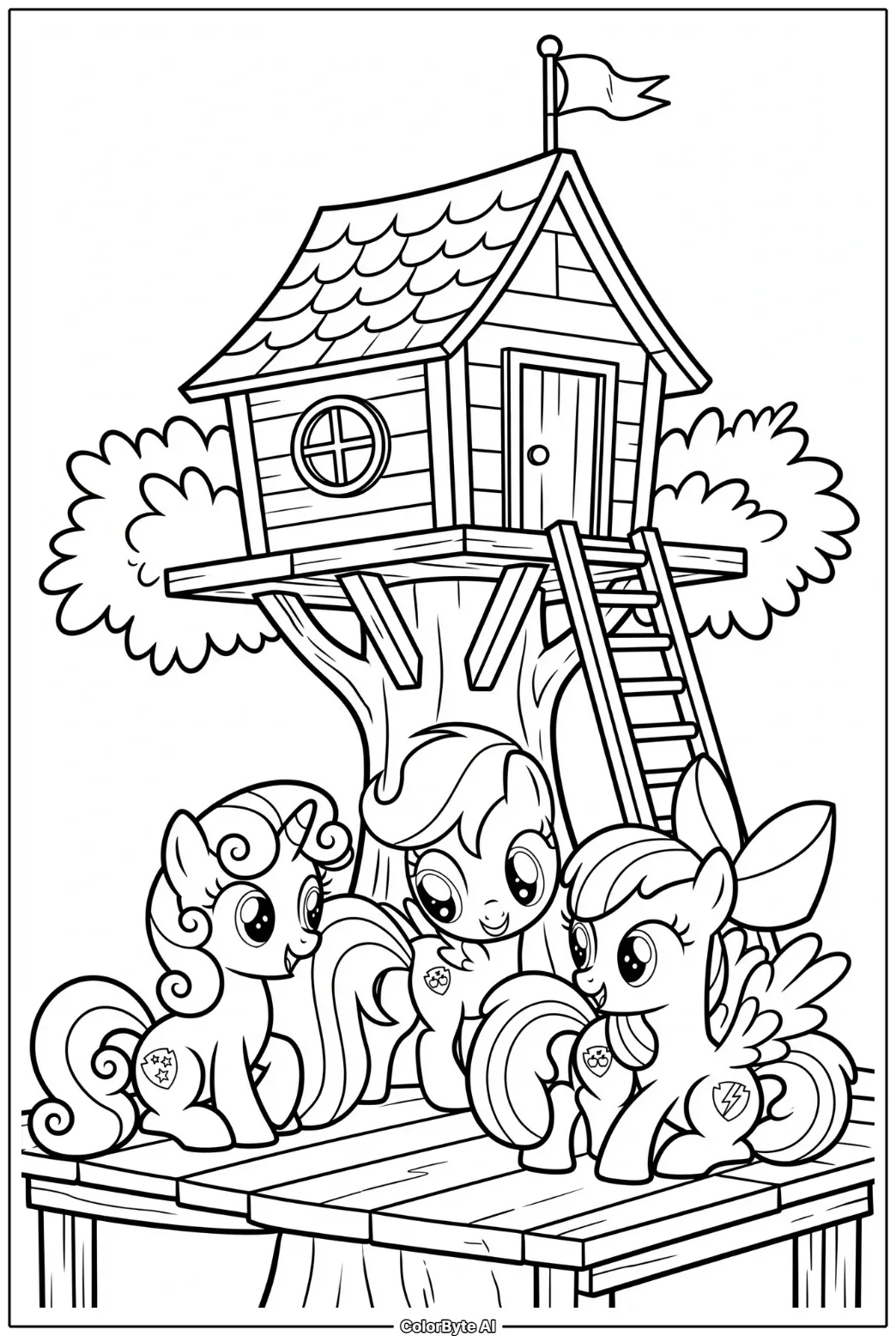 Cutie Mark Crusaders Treehouse