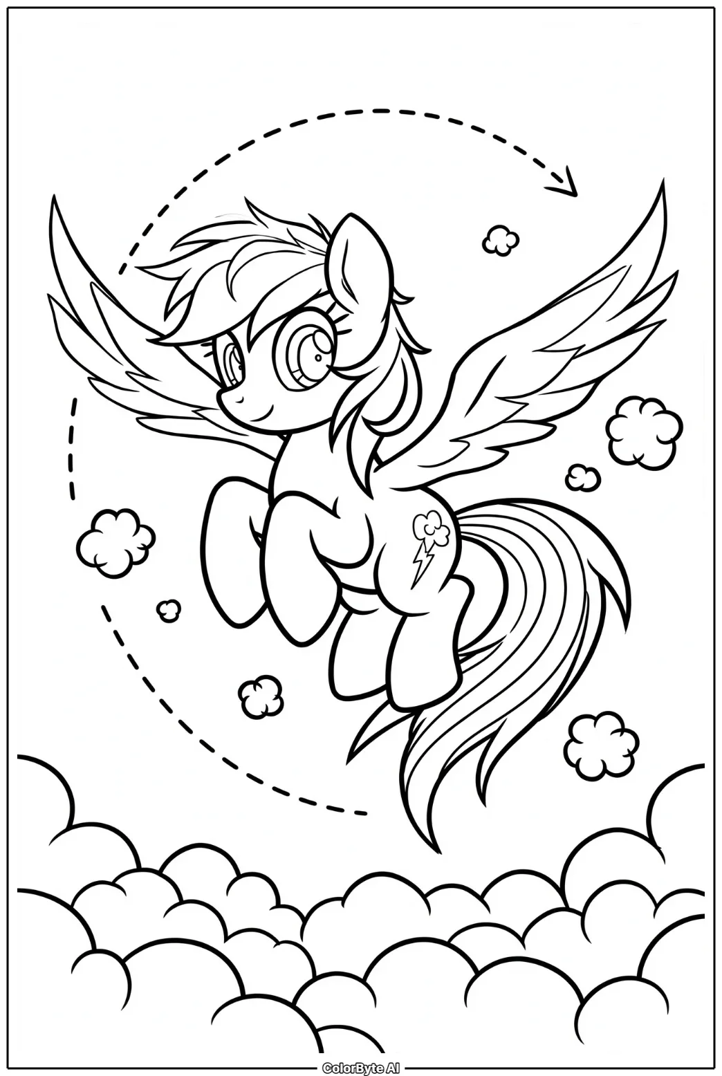 Rainbow Dash Cloud-Training