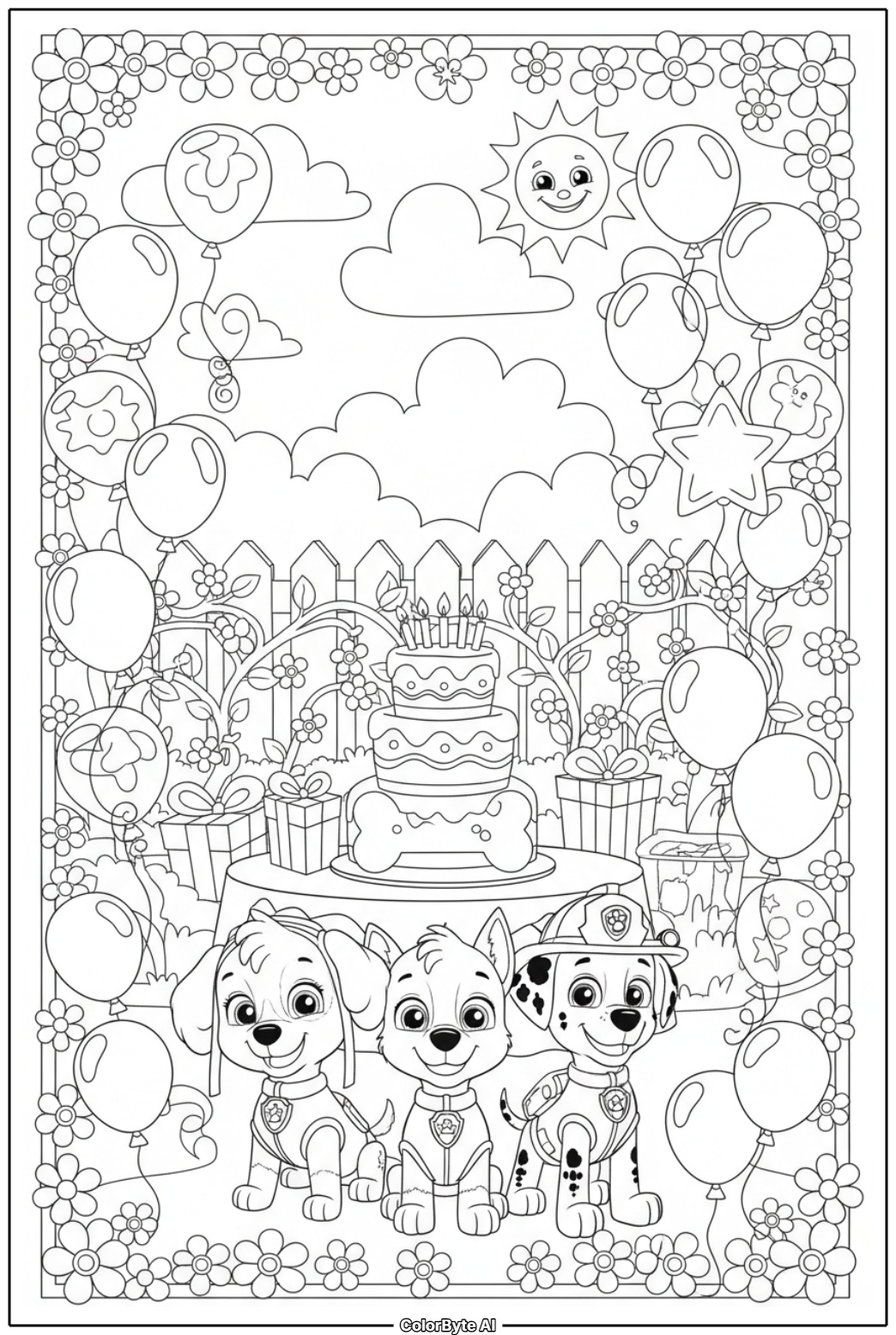 Pups hosting backyard birthday party for puppy friend