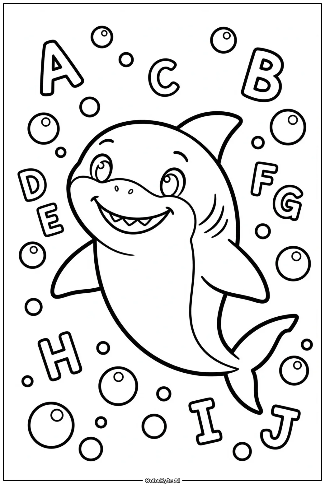 Cute Learning Shark