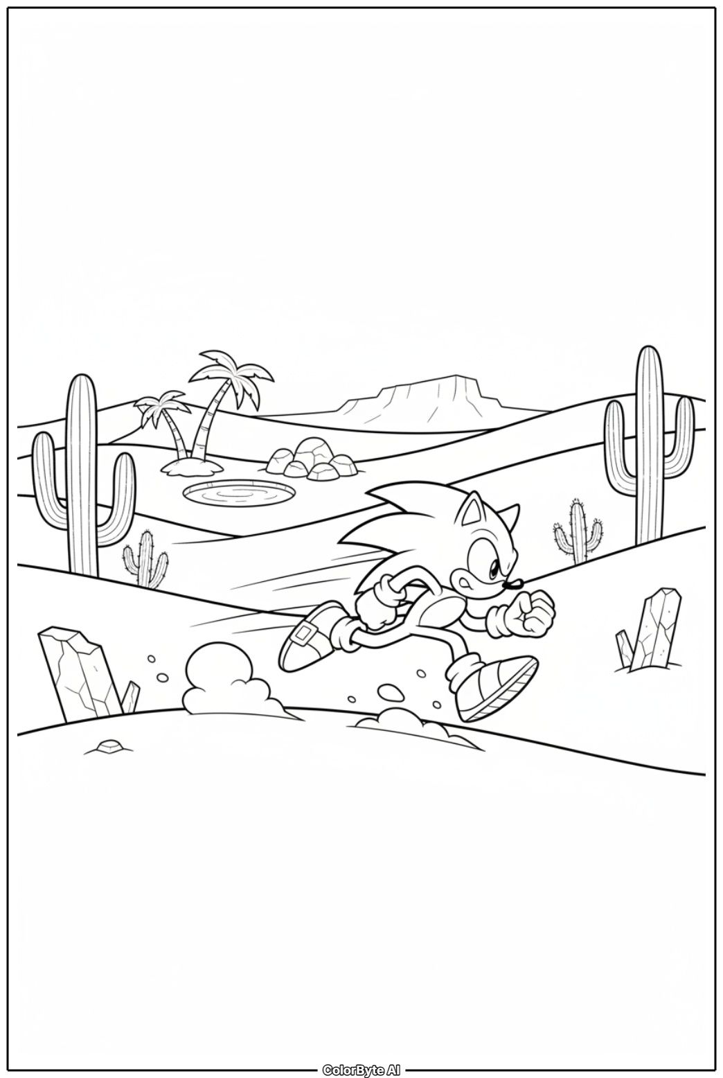 Sonic desert sand oasis dash