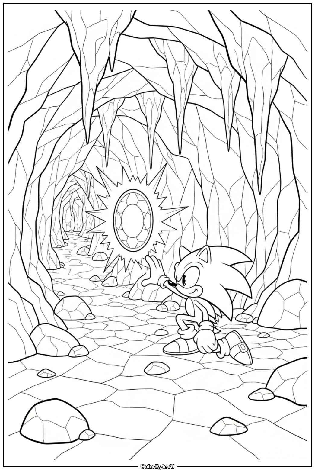 Sonic emerald cave treasure hunt