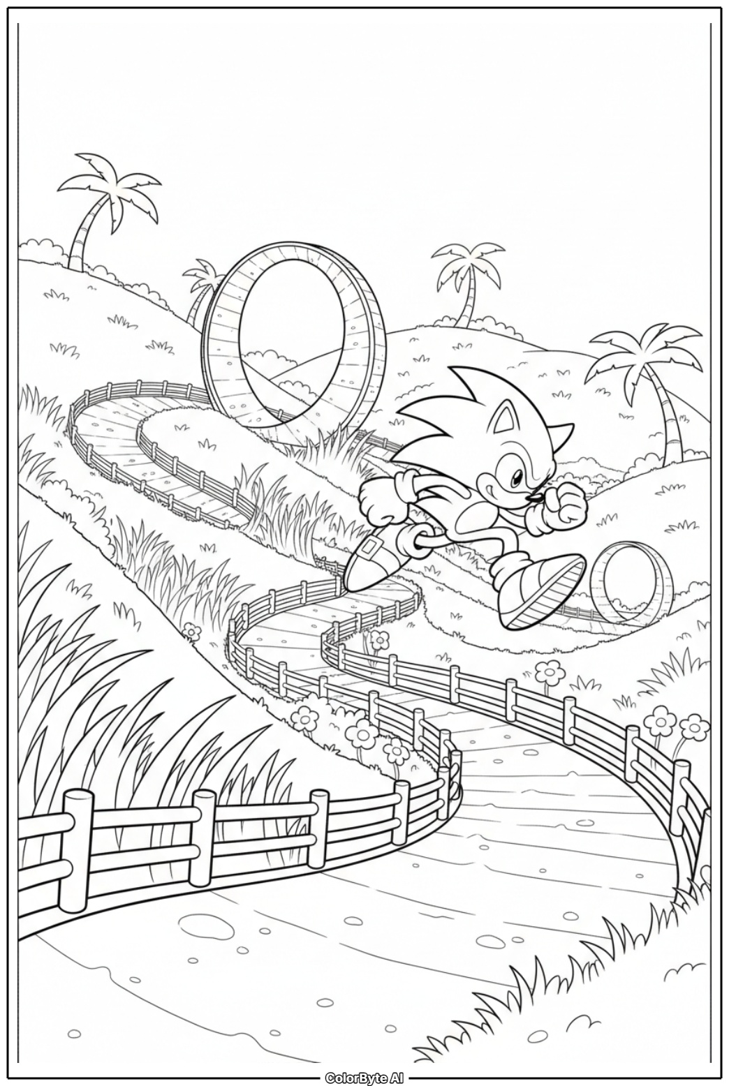 Sonic Green Hill loop run