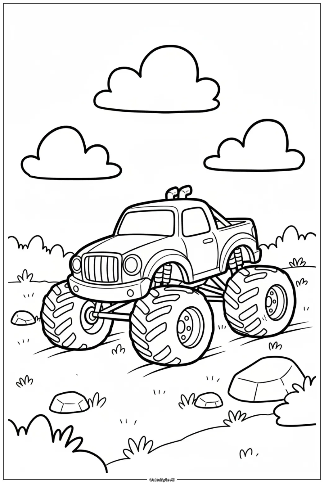 Colorful Toy Truck