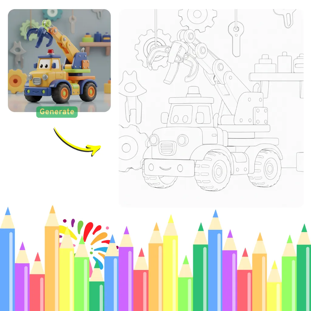 Photo to Coloring Page Demo